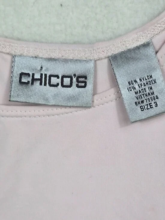 Chicos Womens Tank Tops Lot Of 4 Size 3 XL Orange Blue Pink Black/White Dot - Picture 14 of 14